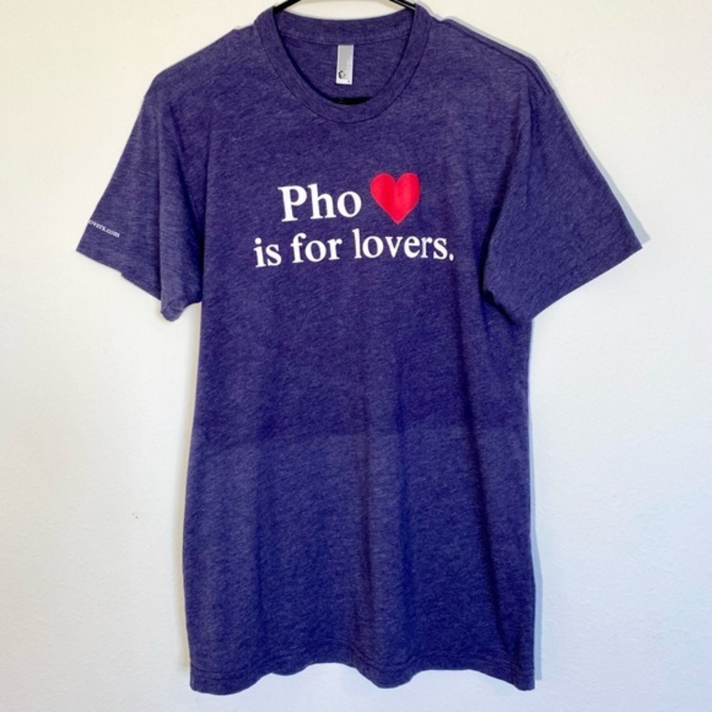 American Apparel Pho For Lovers Tee Shirt Vintage Print Top Ramen Noodles Soup
